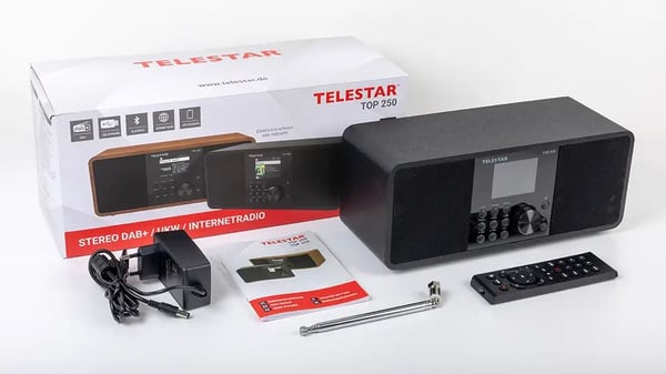 TELESTAR TOP 250 Svart Multifunktionsradio Stationär