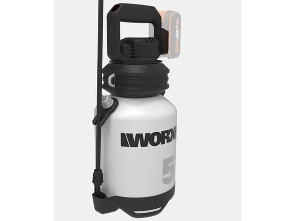 WORX WG829E.9, Ryggsekkstil, 5 l, Sort, Hvit, 1,85 kg
