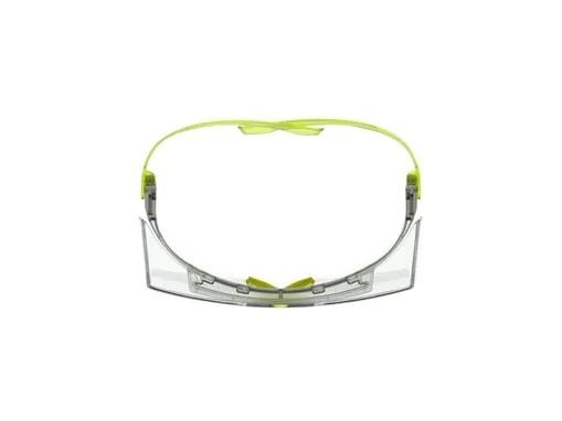 3M SecureFit 3700, Skyddsglasögon, Monteringsarbete, Bygg/renovering, Kemiarbete, Alla, Lime, Transparent, Polykarbonat