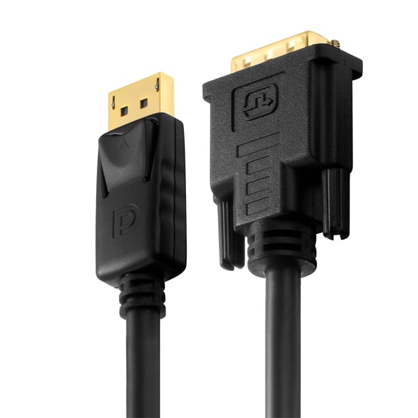 Purelink PureInstall PI5200 - DisplayPort-kabel - DisplayPort (hann) til DVI-D (hann) - 1 m - svart
