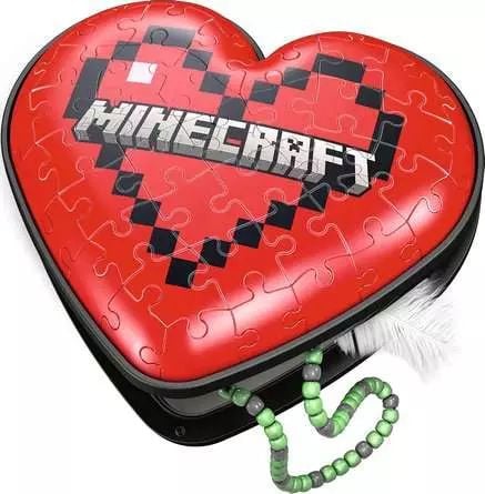 Ravensburger Puzzle 3D 54 el Serce Minecraft 112852 Ravensburger