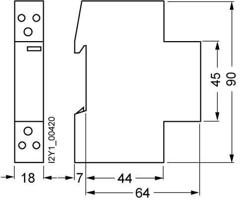 Siemens 5TT5801-0 Installationsbeskyttelse 1 x sluttekontakt, 1 x brydekontakt 20 A 1 stk 1 stk