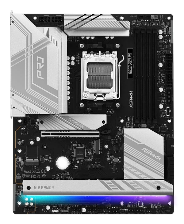 ASRock B850 Pro RS -emolevy, AMD B850, AM5, ATX, DDR5