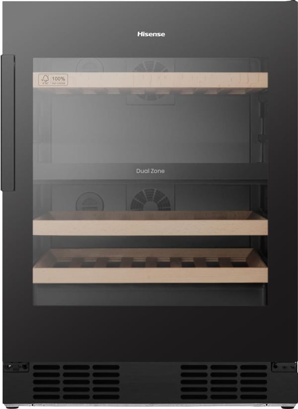 Hisense 46 pullon korkeus 82 cm musta - Viinikaappi