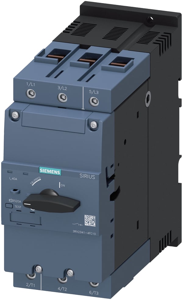 Siemens 3RV2341-4FC10 tehokytkin 1 kpl kytkentäjännite (maks.) 690 V/AC (L x K x S) 70 x 165 x 176 mm