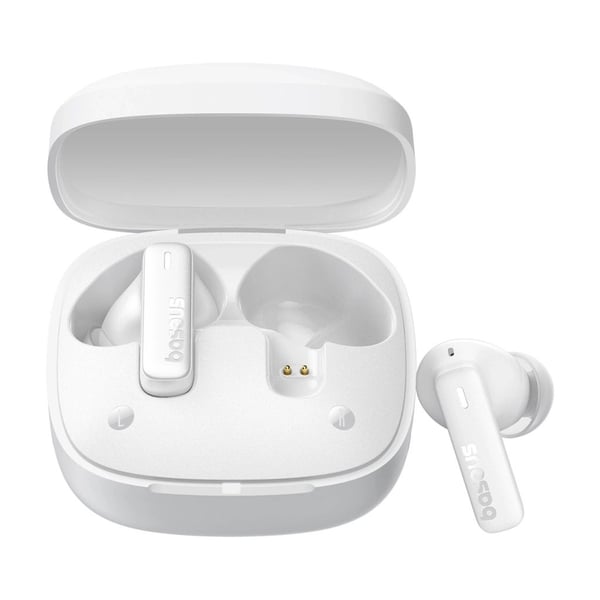 Baseus Bowie E19, True Wireless Stereo (TWS), Puhelut/Musiikki, Kuulokkeet, Valkoinen