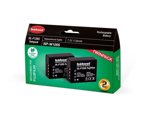 Hahnel HL-F126S, Fujifilm, 1130 mAh, 7,2 V, Litiumioni (Li-Ion)