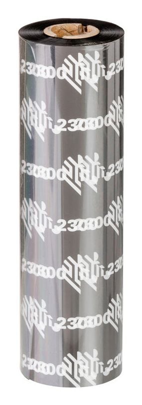 Zebra 2300 Wax - Svart - 54 mm x 74 m - färgband