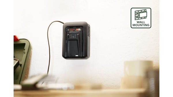 BOSCH Home & Garden verktøybatteri med lader 2,5 Ah + AL 1830CV Li-Ion 2,5 Ah (1600A031T4)