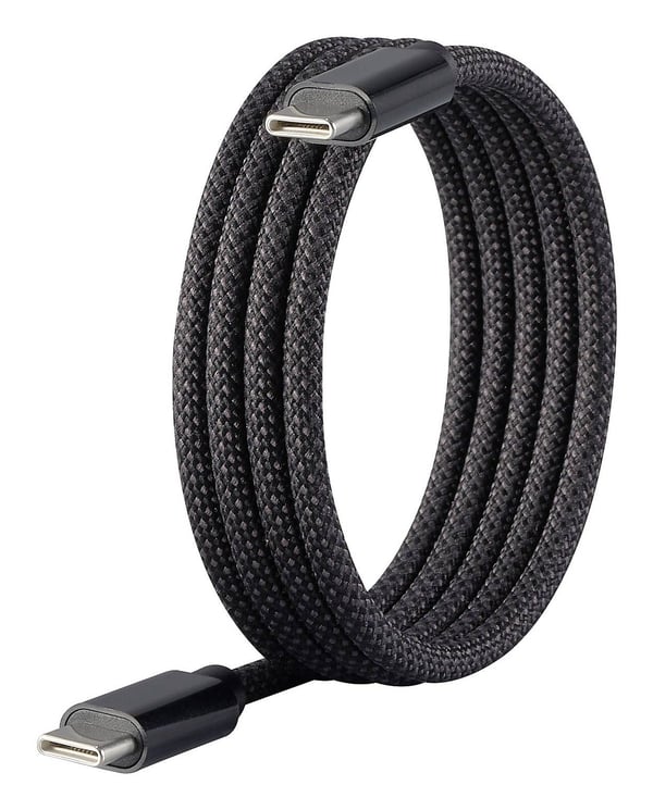 Renkforce RF-6437920, 1 m, USB C, USB C, USB 2.0, 0,48 Gbit/s, Svart