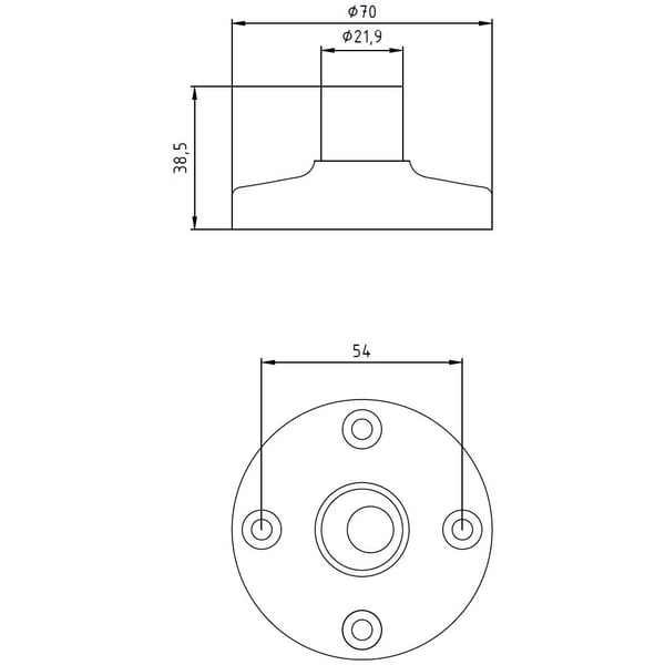 Siemens 8WD4308-0DB Asennusjalka merkinantolaitteelle