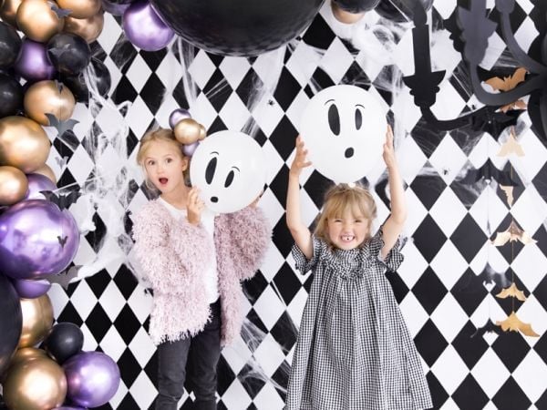 PartyDeco CHB1-019-10, Lekeballong, Latex, Gull, Temafest, Rund, 8 år
