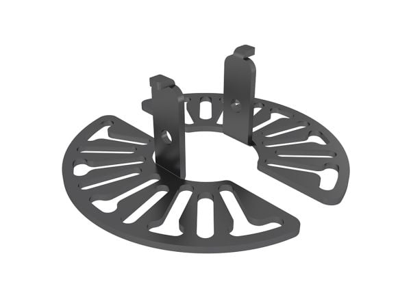 Multibrackets 6275, Kamerateline, Musta, Terästä, 10 kg, 1 kpl, 135 mm
