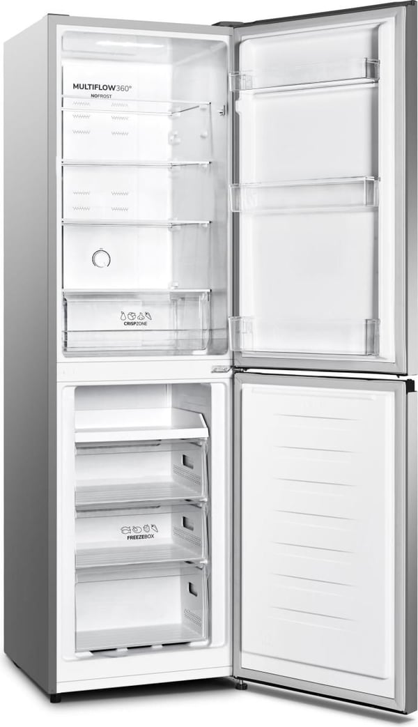 Gorenje NRK418ECS4 kombiskap 256 L E 55 cm, fryser nederst