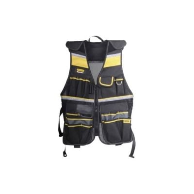 Stanley FATMAX FMST1-71181 kangastyökaluliivi, yksi koko, musta/harmaa/keltainen