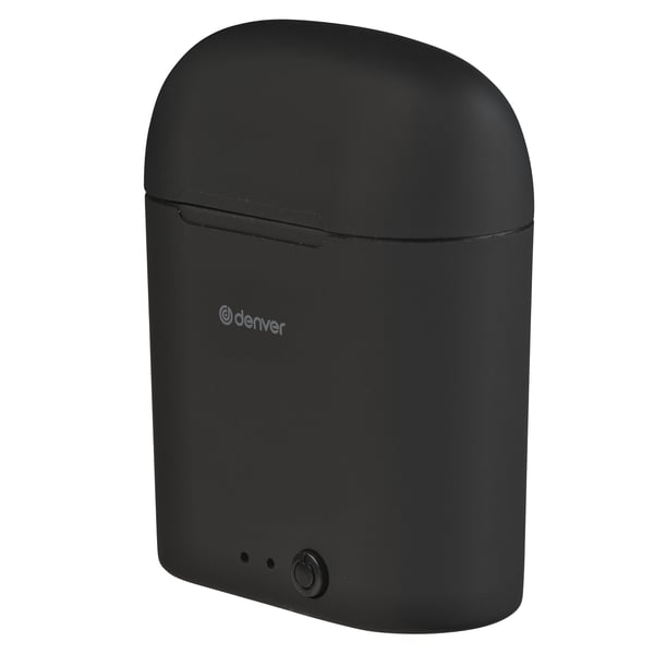 DENVER TWE-46 - Ægte trådløse øretelefoner med mik. - ørespids - Bluetooth - sort