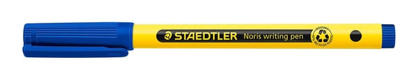 Fineliner STAEDTLER Noris® 307-3 blå 0.6 mm - vandbaseret blæk - 97% genanvendt plast - 1 stk.