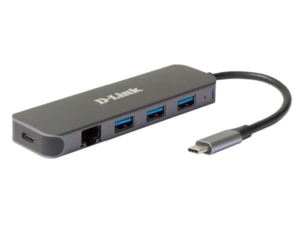 D-Link DUB-2334 - Dokkingstasjon - USB-C - HDMI - 1GbE