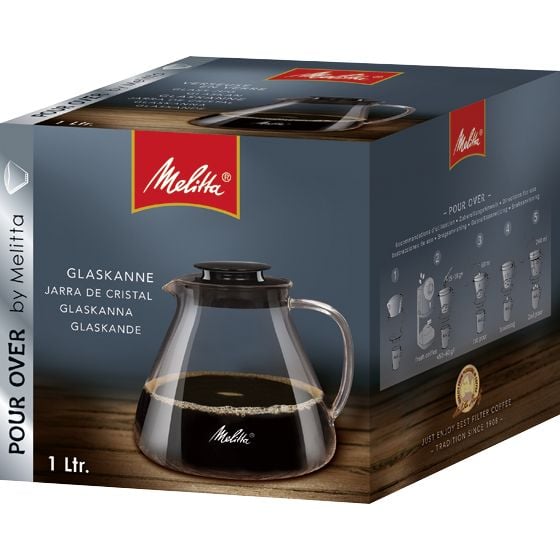 Melitta Jug, Kanna, Universal, Transparent, Glas, 1 l, 1 styck