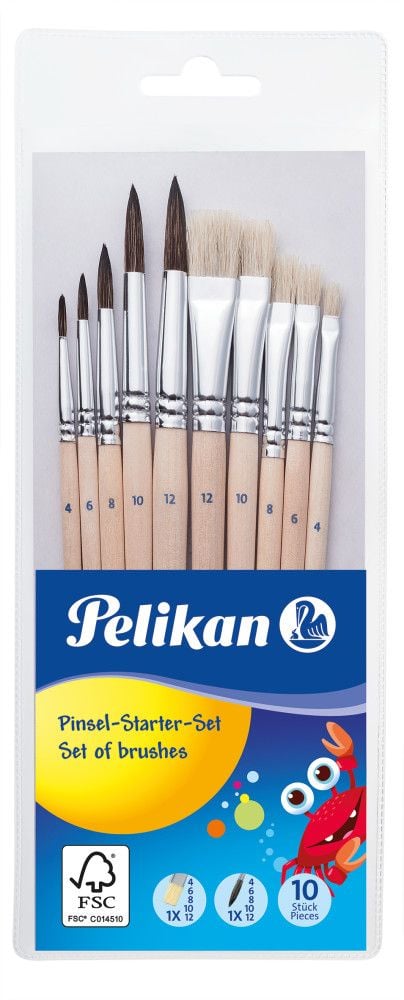 Pelikan 700405, Harjasarja, sekalainen, ponikarva, 10 kpl