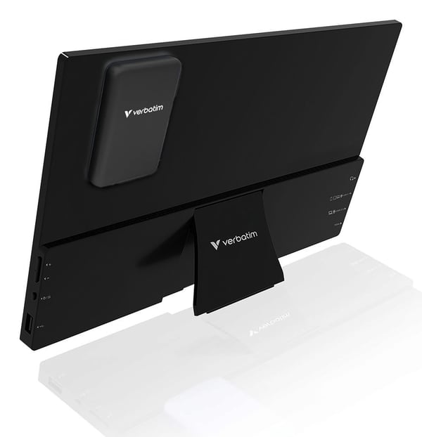 Verbatim - Light Series - LCD-skärm - 13.3" - bärbar - pekskärm - 1920 x 1200 WUXGA @ 60 Hz - IPS - 250 cd/m² - 1000:1 - 6 ms - HDMI, USB-C - högta...