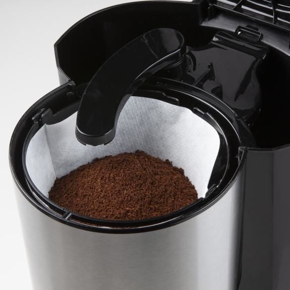Domo DO709K, Droppande kaffebryggare, 1 l, Malat kaffe, Svart, Rostfritt stål