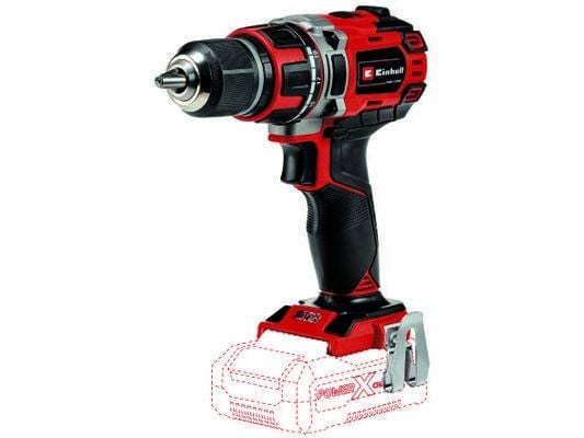 Einhell TE-CD 18 Li, Boremaskin med pistolgrep, Nøkkelløs, 1,3 cm, 500 RPM, 1800 RPM, 60 Nm - SOLO