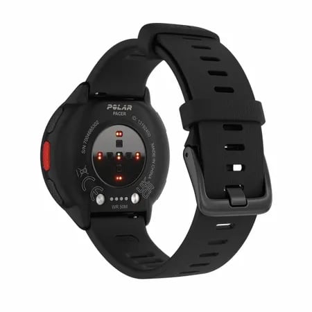 Polar Pacer GPS-löparklocka 1,2" MIP, Night Black S/L