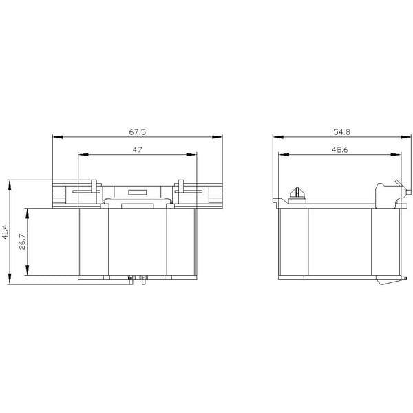 Siemensin magneettikela kontaktoreille S2 AC 110 V 50 Hz/120 V 60 Hz