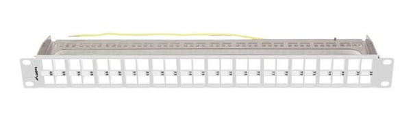 Lanberg Patch Panel tomt 48 porter 1U 19" FTP for Keystone-moduler grå