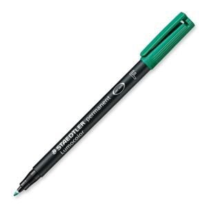 STAEDTLER Lumocolor 318 - Markør - permanent - grønn - 0.6 mm - fin