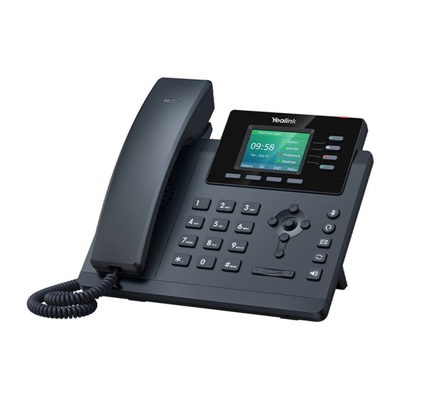 Yealink SIP-T34W, IP Phone, Musta, Johdollinen puhelin, 4 linjat, 1000 entries, LED