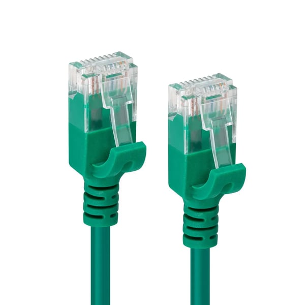 MicroConnect - Nettverkskabel - RJ-45 (hann) til RJ-45 (hann) - 7.5 m - 3.6 mm - UTP - CAT 6a - halogenfri, uten hindringer, flertrådet - grønn