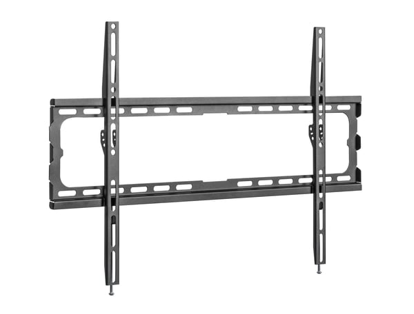 DELTACO - Monteringssats (väggfäste) - fixerad - för platt panel - upp till 45 kg - svart - skärmstorlek: 37"-80"