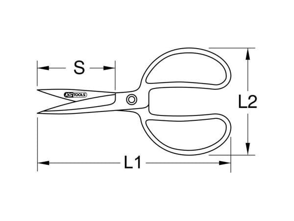 KS Tools BERYLLIUMplus, 210 mm, Metall, Rød, 300 g