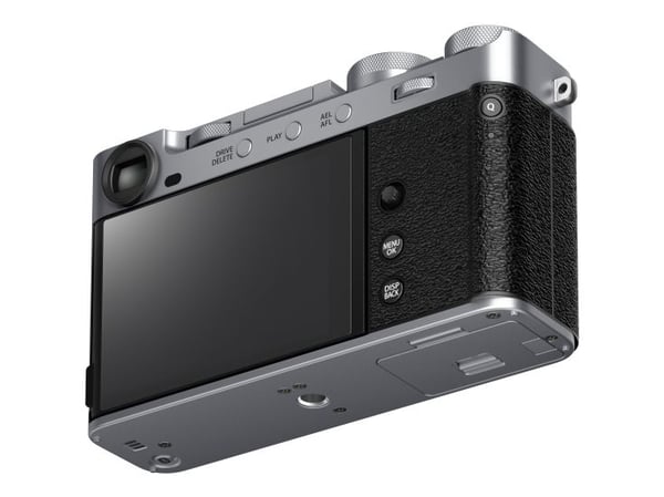 Fujifilm X -E5 - Silver Solo Corpo, 40,2 MP, 7728 x 5152 pixlar, X-Trans CMOS 5 HR, 6.2K, Pekskärm, Silver