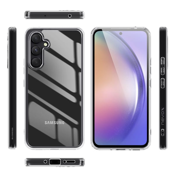 nevox 2489, Suojus, Samsung, Samsung Galaxy A56, 17 cm (6.7"), Läpinäkyvä