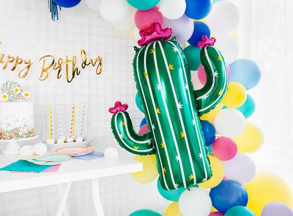 PartyDeco GRL75-019M, Vimpler, Papir, Gull, Bursdag, Vegg, Gutt/Jente