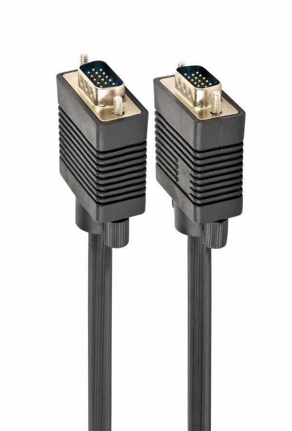 Cablexpert Premium CC-PPVGA-30M-B - VGA-kabel - HD-15 (VGA) (hann) til HD-15 (VGA) (hann) - 30 m - formstøpt, tommelskruer - svart