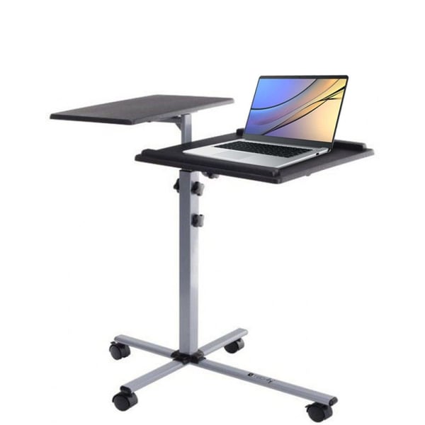 Techly ICA-TB TPM-2, PC-stativ, Sort, Sølv, MDF, Aluminium, 10 kg, 772 - 872 mm, -35 - 35°