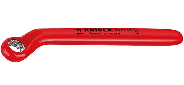 Knipex 98 01 19, Kromvanadiumstål, Rød, 19 mm, 225 mm, 245 g, 1 stykker