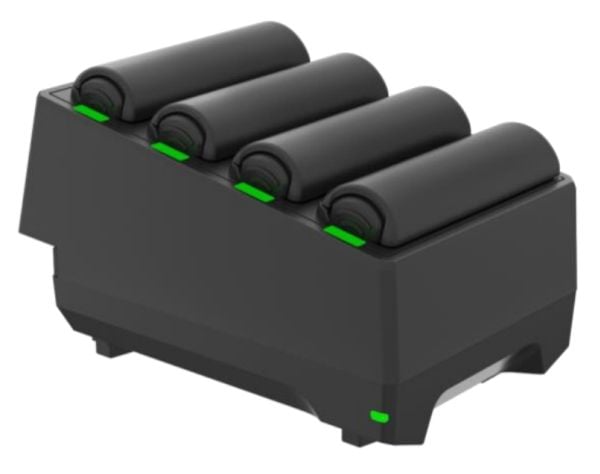 Zebra - Batterilader - utgangskontakter: 4 - for Zebra WT5400, WT6400