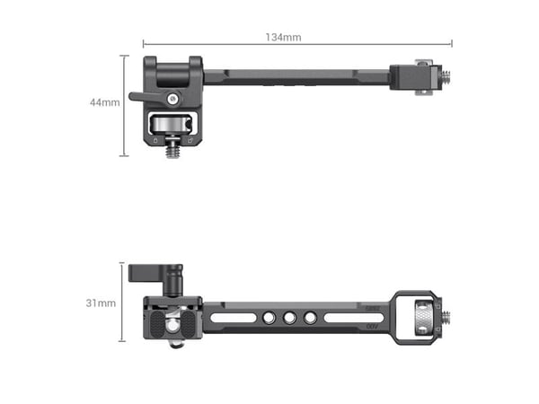 SmallRig 2889, Näytön kiinnike, Musta, Alumiini, 1/4-20", DJI RS 2/RSC 2 DJI Ronin-S/SC ZHIYUN WEEBILL-S/WEEBILL LAB ZHIYUN CRANE 2S/3S/3 LAB Moza ...