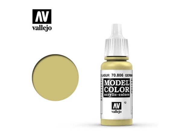 Vallejo 70.806, 17 ml, Gul, Matt, Flaska