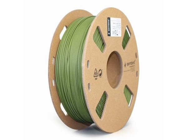 Gembird - Matt militärgrön - 1 kg - 340 m - färglåda - PLA-fiber (3D)