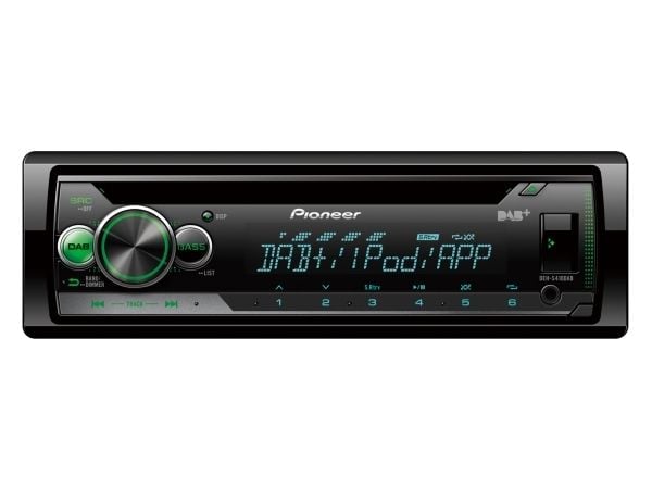 Pioneer DEH-S410DAB - Bil - CD-modtager - korvakäytävään asennettava - Single-DIN - 50 watt x 4
