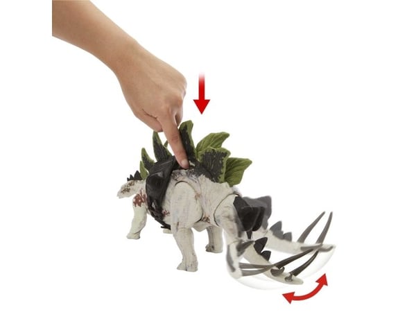 Jurassic World Stegosaurus Mega Action, 4 vuosi/vuosia, Monivärinen, Muovi