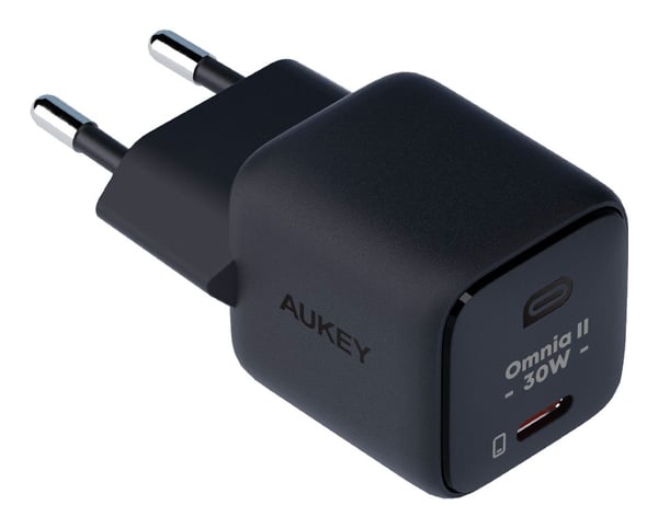AUKEY Väggladdare Aukey PA-B1L.USB-C, 30W (svart)