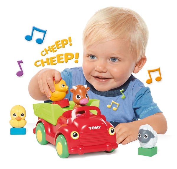 Tomy E72354, 1 vuosi/vuosia, Eläintarha, Monivärinen, Muovi, 1 kpl