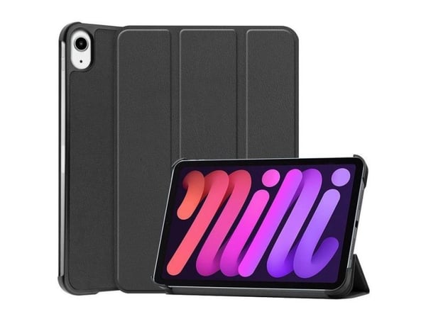 CoreParts - Lommebok for nettbrett - tri-fold caster, hard shell, auto-wake function - svart - for Apple iPad mini (6. generasjon)